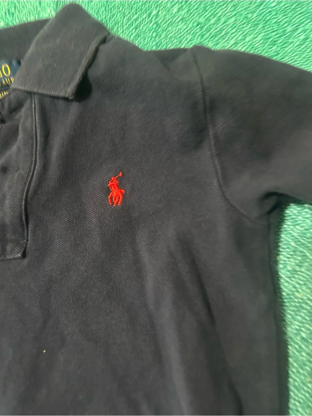 Ralph Lauren Navy Polo with Red Pony Embroidery - Boys Size 4T